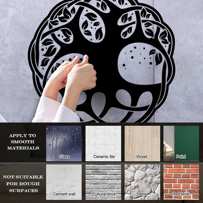 Romantic Celtic Symbol Tree Of Life Wall Stickers Can Modify And Add Information