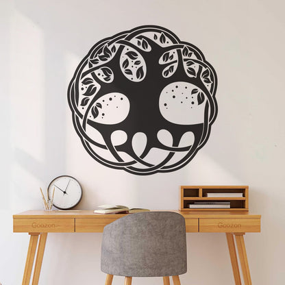 Romantic Celtic Symbol Tree Of Life Wall Stickers Can Modify And Add Information