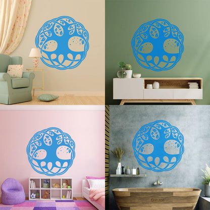 Romantic Celtic Symbol Tree Of Life Wall Stickers Can Modify And Add Information
