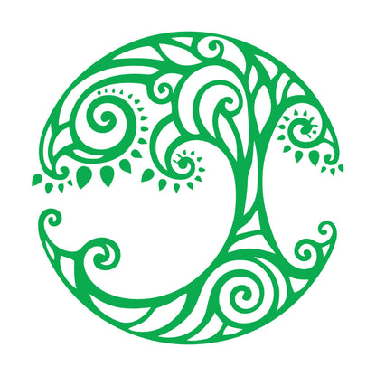 Lettering Decals Tree Of Life Ornament Natural Celtic Symbol Window Decals