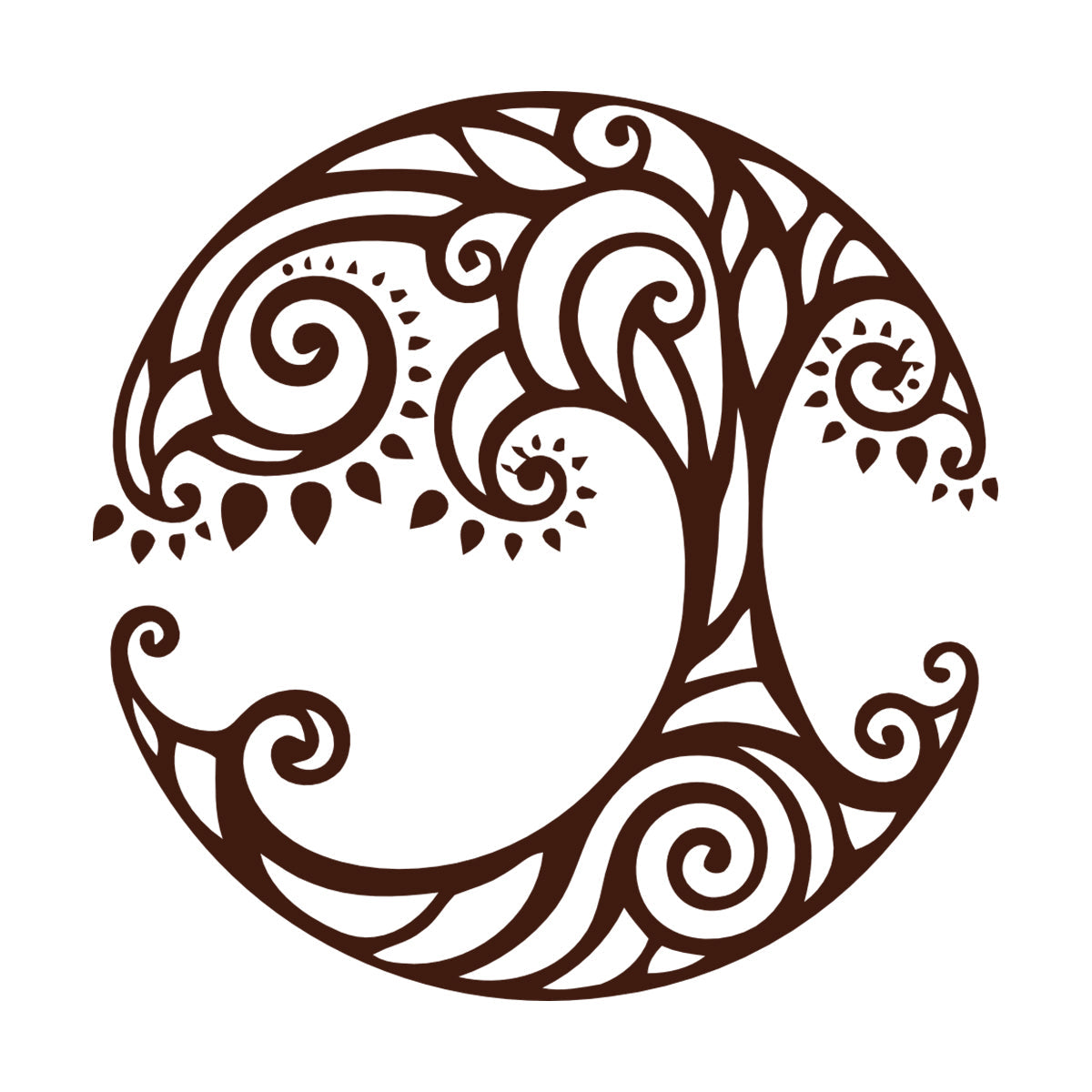 Lettering Decals Tree Of Life Ornament Natural Celtic Symbol Window Decals