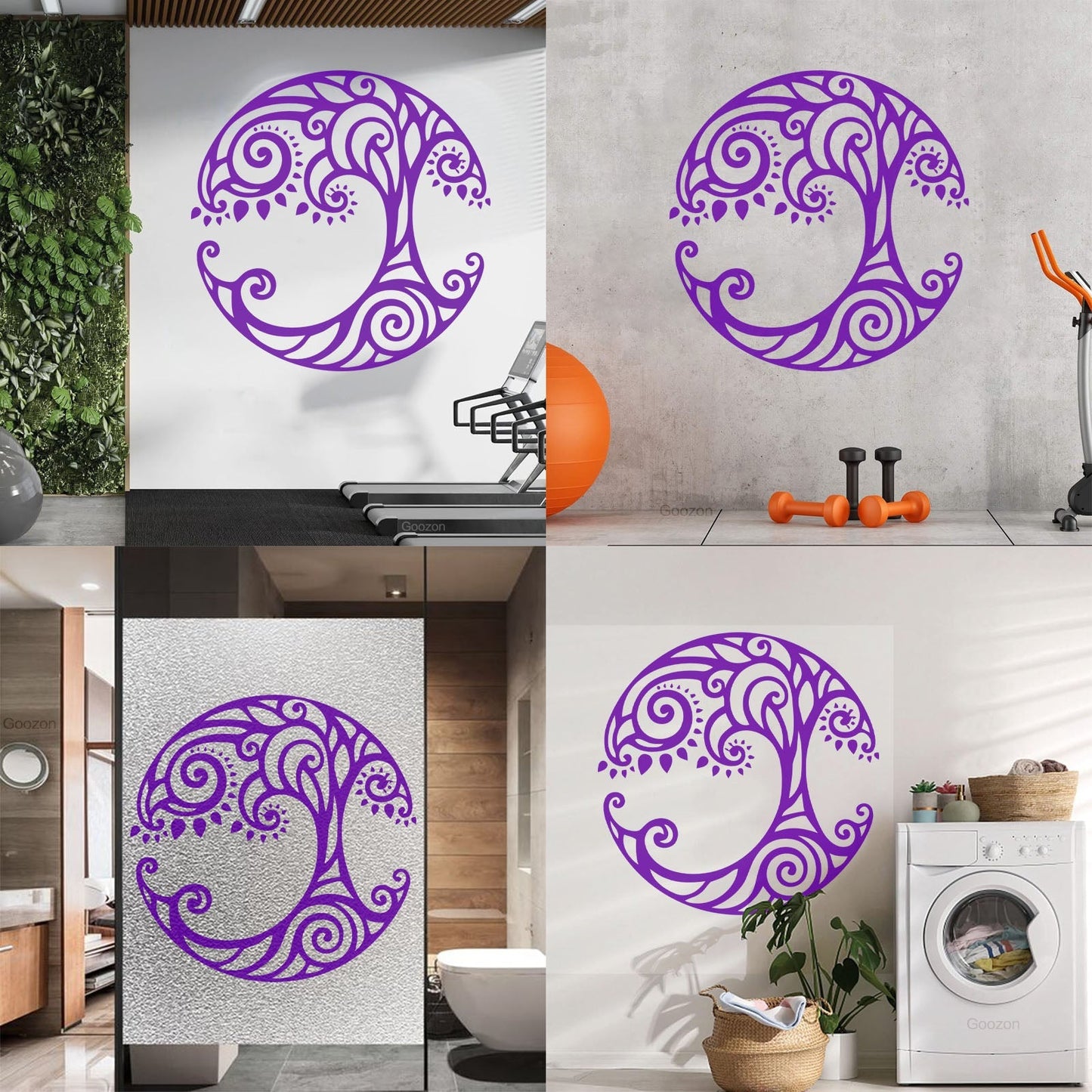 Lettering Decals Tree Of Life Ornament Natural Celtic Symbol Window Decals