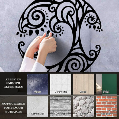 Lettering Decals Tree Of Life Ornament Natural Celtic Symbol Window Decals
