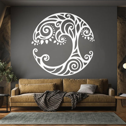 Lettering Decals Tree Of Life Ornament Natural Celtic Symbol Window Decals