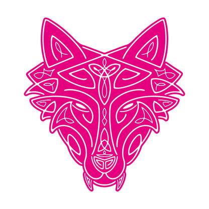 Vinyl Wall Stickers Wild Wolf Celtic Animal Head Ornament Removable Without Leaving Glue
