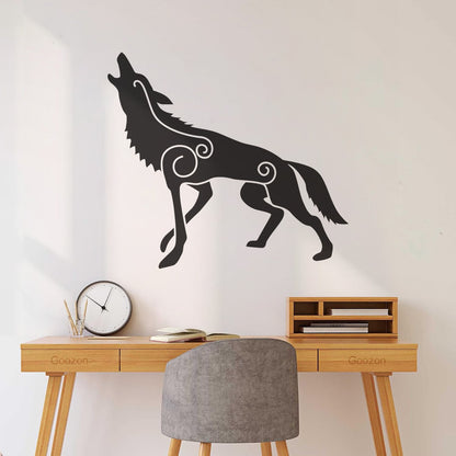 Wall Decals Wolf Irish Celtic Patterns Celts Ireland Self Adhesive