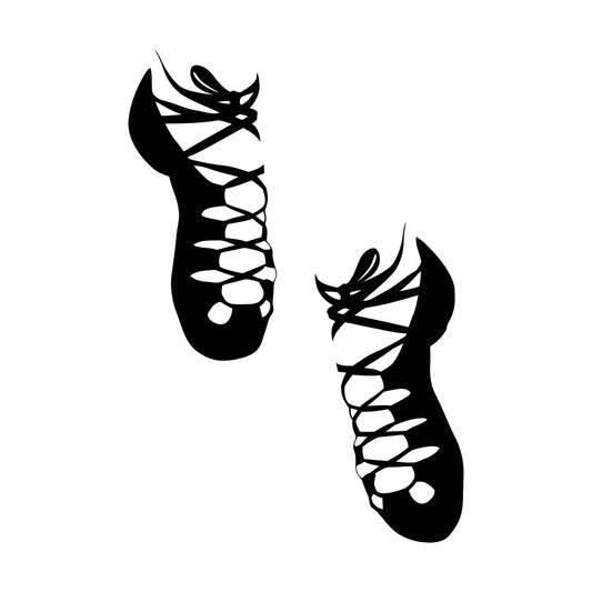 Irish Dance Ireland Celtic Stepdance Ghillies Vinyl Wall Decals Do Not Damage The Wall Surface