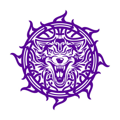 Engraving Decals Celtic Patterns Irish Wolf Ireland Multi Color Selection