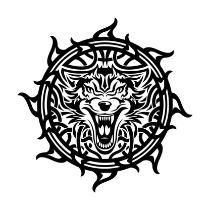 Engraving Decals Celtic Patterns Irish Wolf Ireland Multi Color Selection
