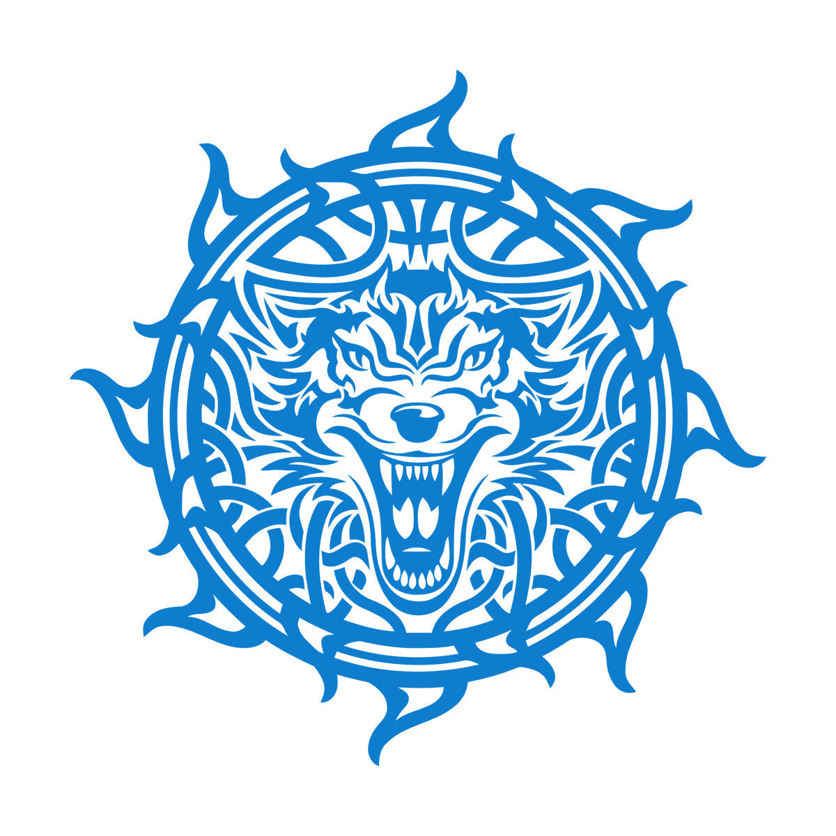 Engraving Decals Celtic Patterns Irish Wolf Ireland Multi Color Selection