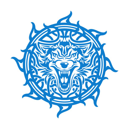 Engraving Decals Celtic Patterns Irish Wolf Ireland Multi Color Selection