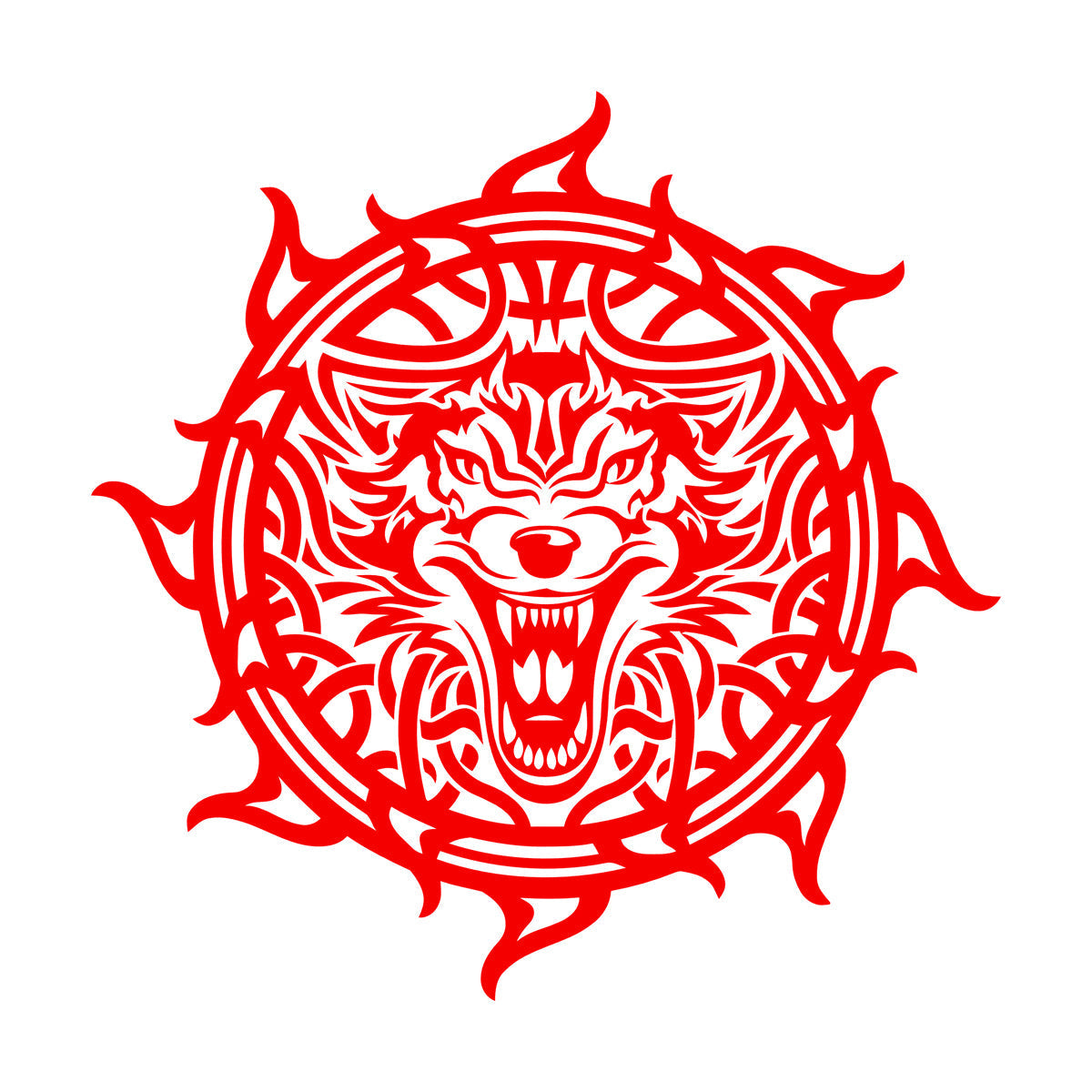 Engraving Decals Celtic Patterns Irish Wolf Ireland Multi Color Selection