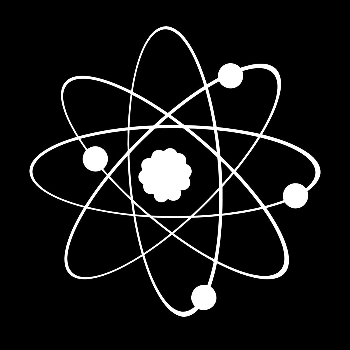 Vinyl Art Sticker Atom Science Chemistry Classroom School Personalized Customization