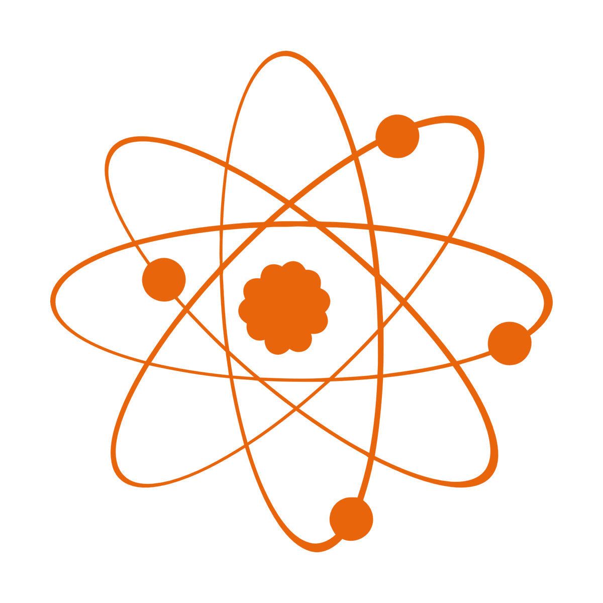 Vinyl Art Sticker Atom Science Chemistry Classroom School Personalized Customization