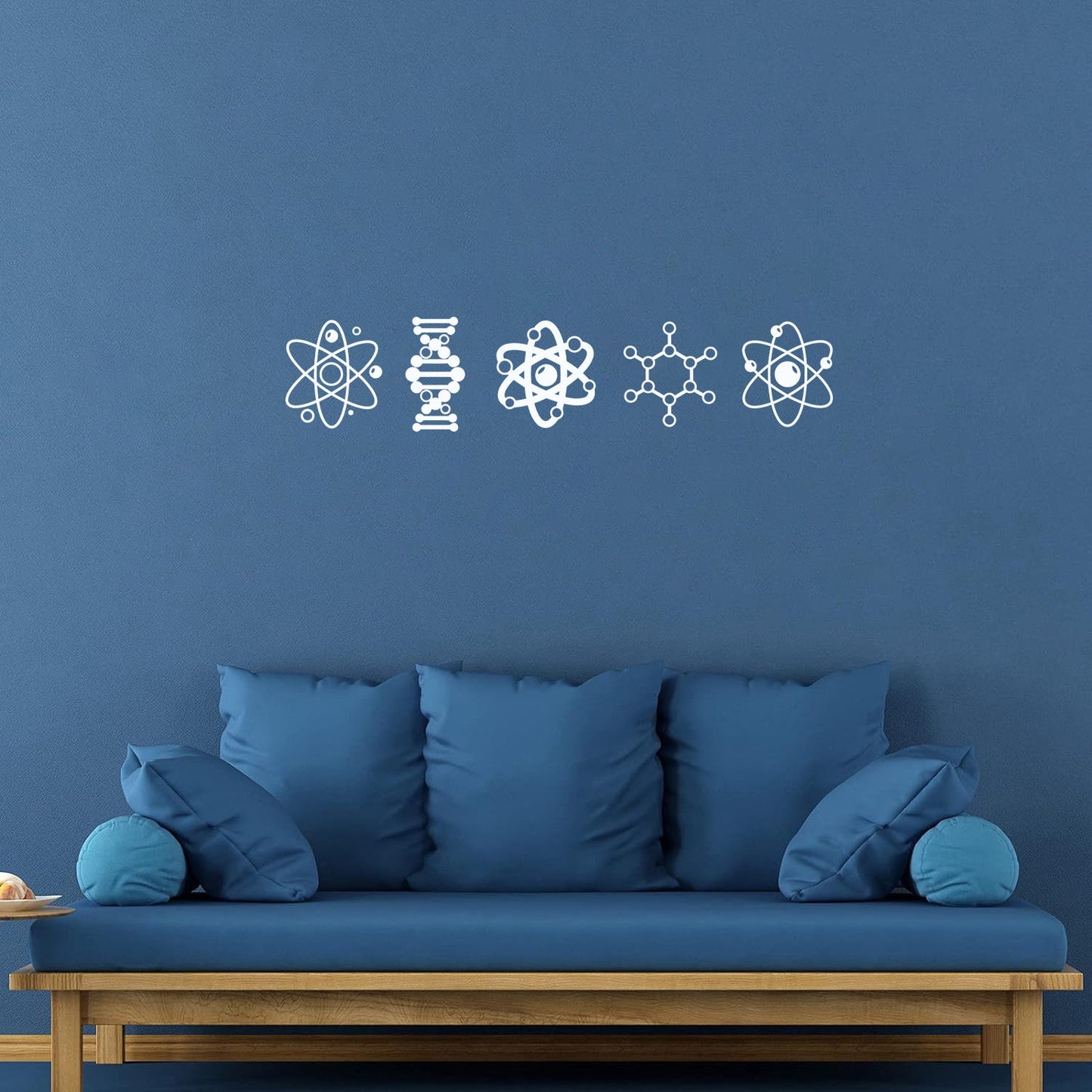 Lettering Decals Atoms Molecules Nuclear Science Lab Chemistry Art Decoration