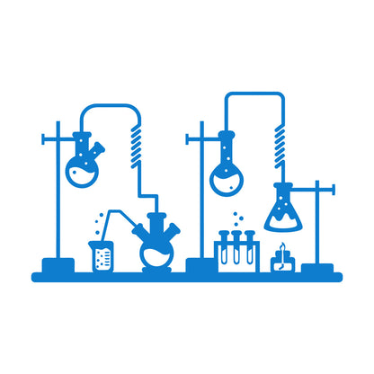 Lettering Stickers Chemical Lab Laboratory Science Class Chemistry Car Body Decoration