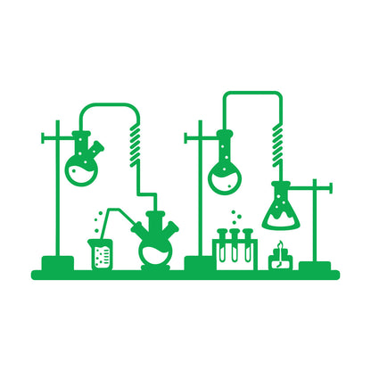 Lettering Stickers Chemical Lab Laboratory Science Class Chemistry Car Body Decoration