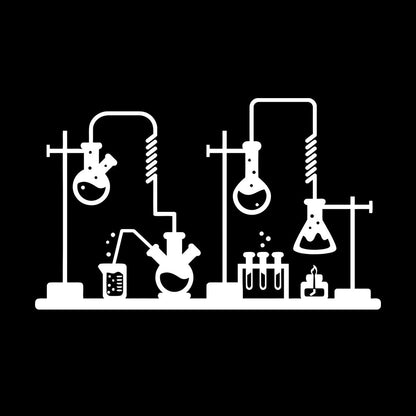 Lettering Stickers Chemical Lab Laboratory Science Class Chemistry Car Body Decoration