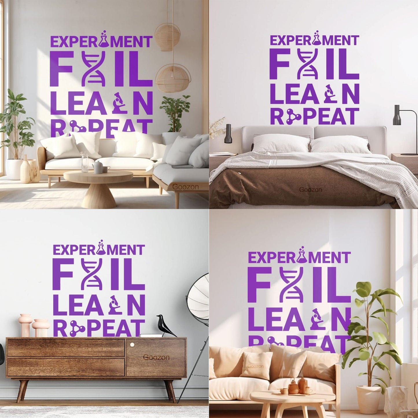 Wall Decals Chemistry Everything Experiment Learn Lettering Store Decoration