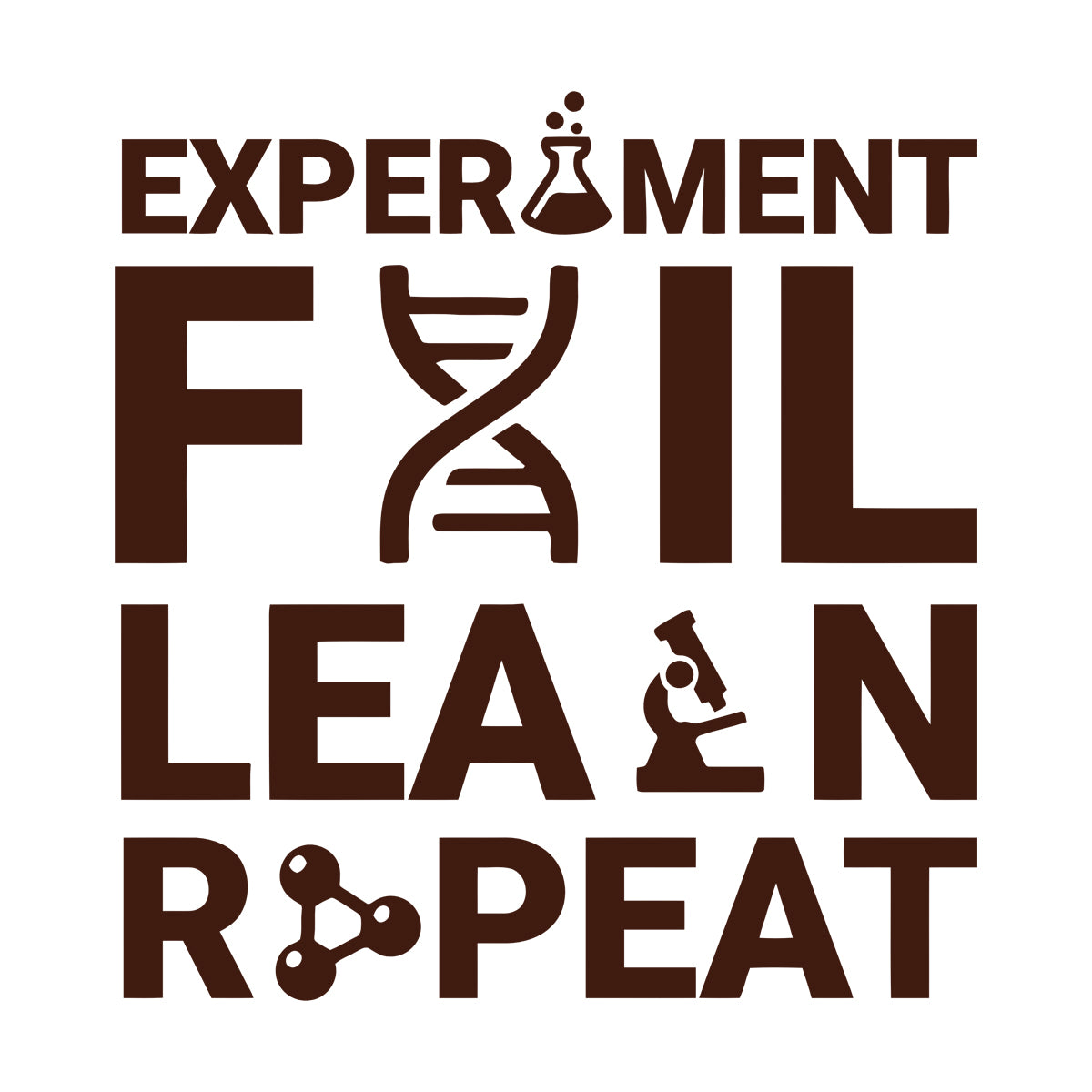 Wall Decals Chemistry Everything Experiment Learn Lettering Store Decoration