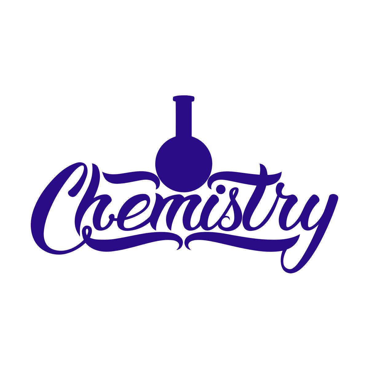 Vinyl Wall Decals Chemistry Glassware Words Lab Classroom School Tattoo Culture