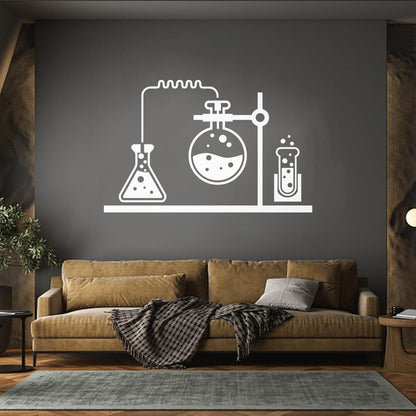 Mural And Wall Vinyl Decal Chemical Lab Science Chemistry School Self Adhesive