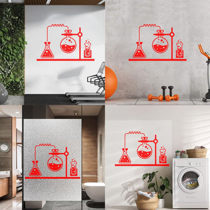 Mural And Wall Vinyl Decal Chemical Lab Science Chemistry School Self Adhesive