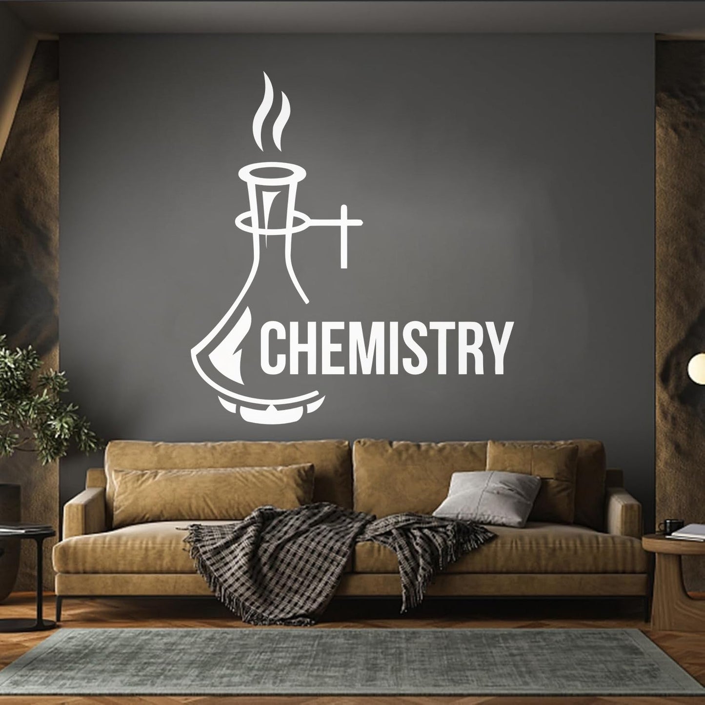 Wall Stickers Paster Paper Chemistry Lab Ation School Classroom Science Do Not Damage The Wall Surface