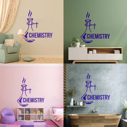 Wall Stickers Paster Paper Chemistry Lab Ation School Classroom Science Do Not Damage The Wall Surface