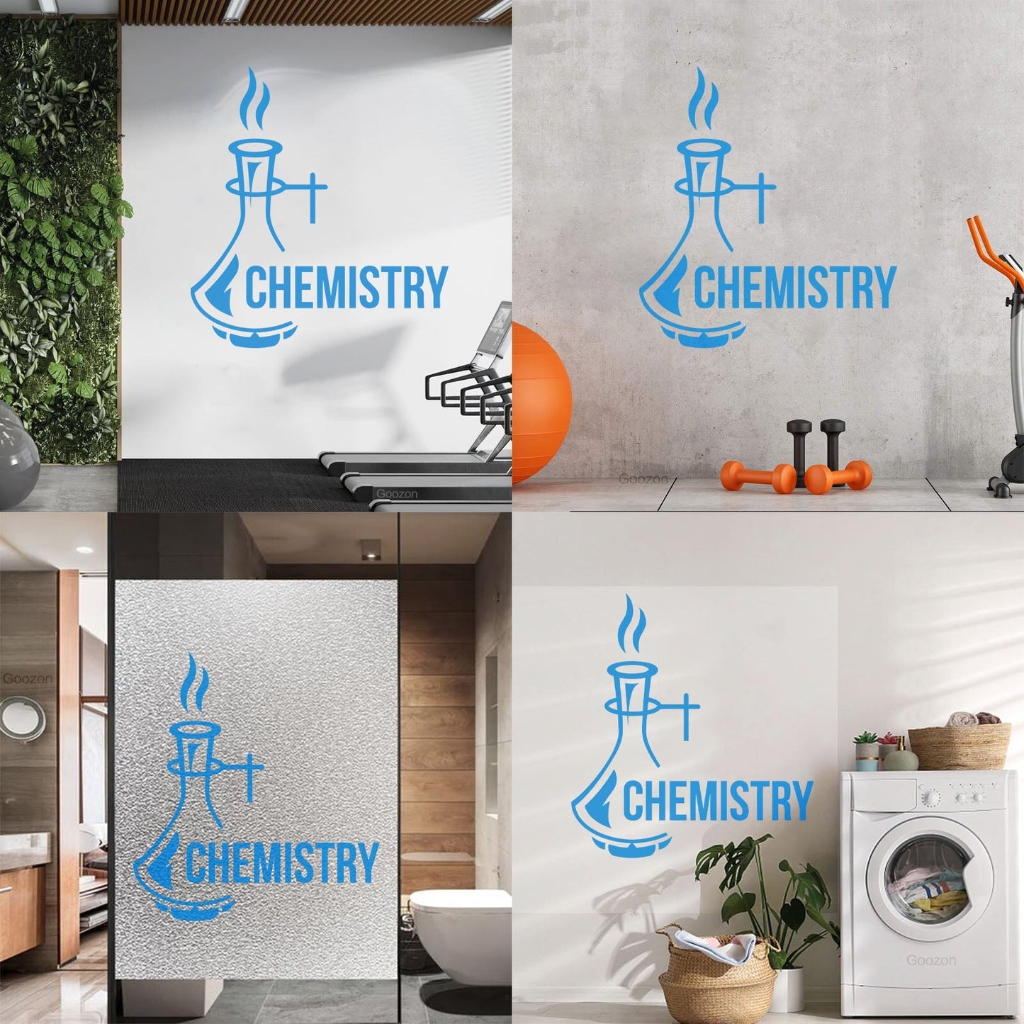 Wall Stickers Paster Paper Chemistry Lab Ation School Classroom Science Do Not Damage The Wall Surface