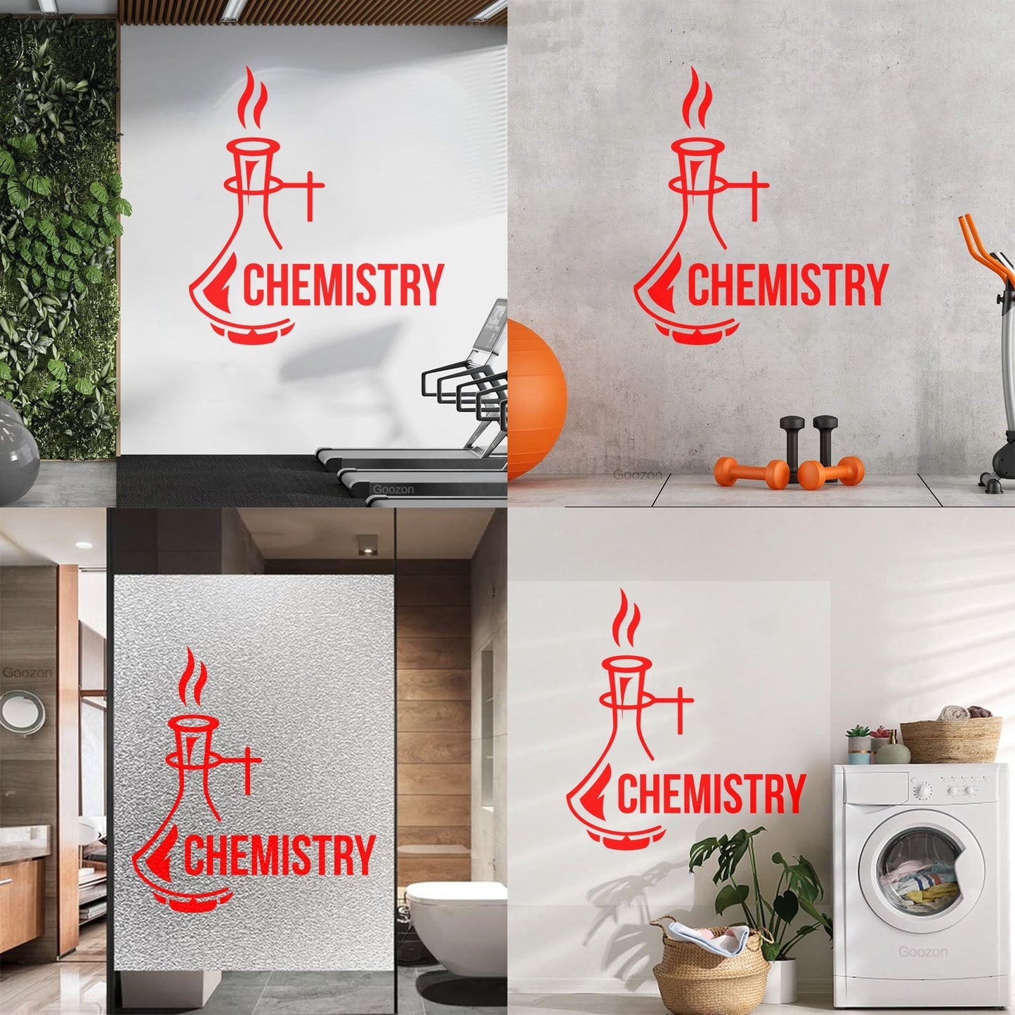 Wall Stickers Paster Paper Chemistry Lab Ation School Classroom Science Do Not Damage The Wall Surface