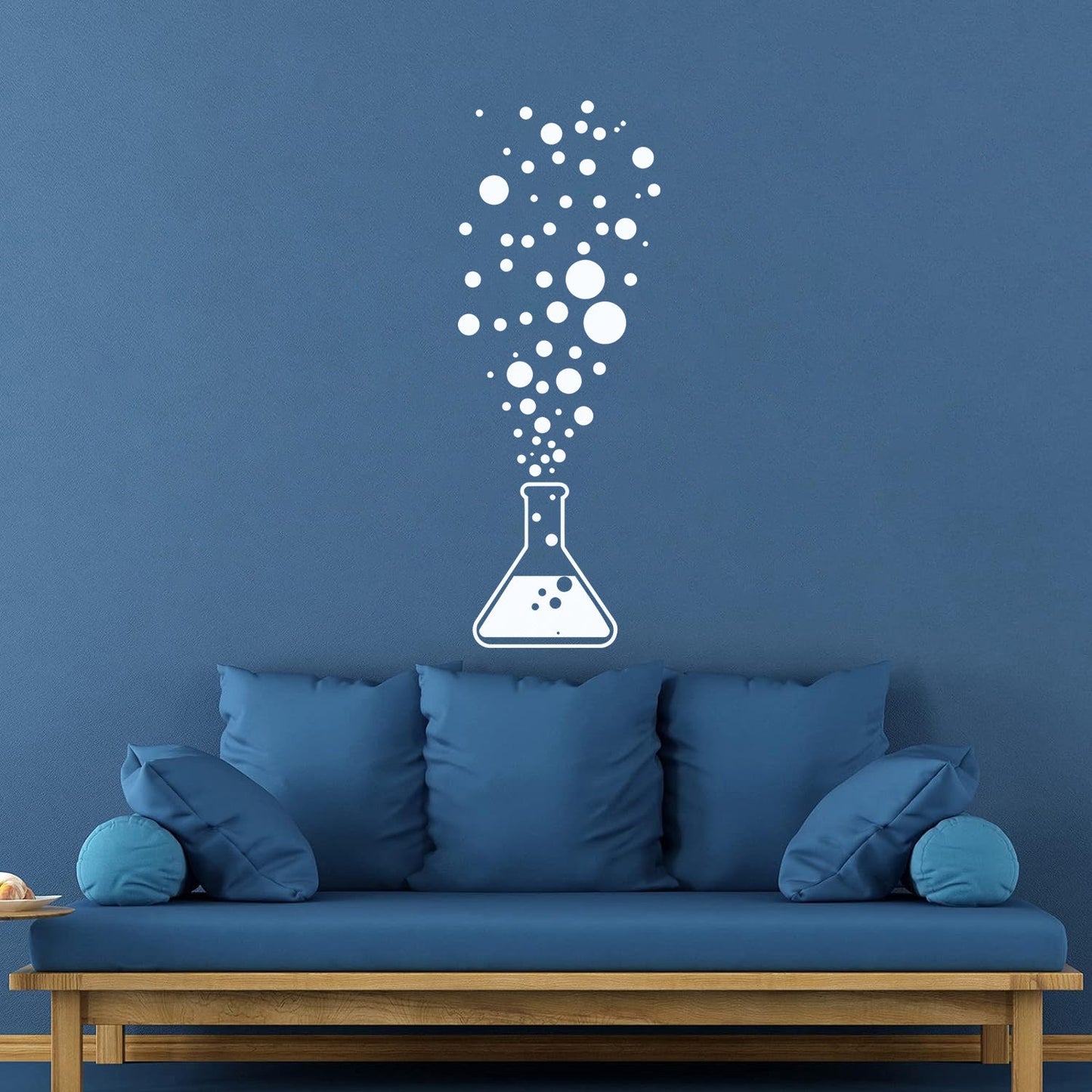 Engraving Stickers Chemistry Test Tube Science Scientist Bubbles Waterproof