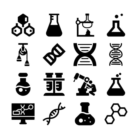 Lettering Stickers Genealogy Biology Chemistry Science School Laboratory Class Can Modify And Add Information