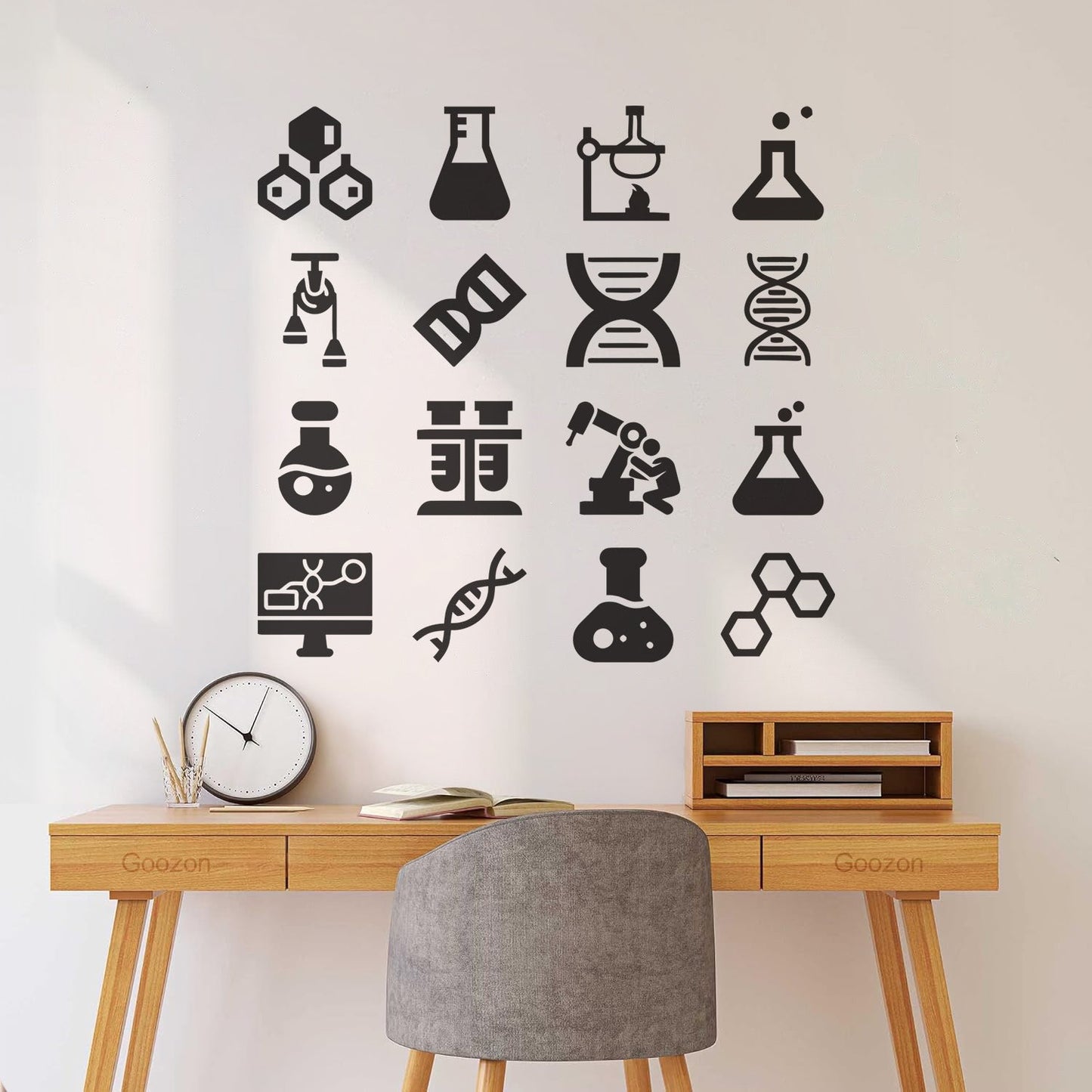 Lettering Stickers Genealogy Biology Chemistry Science School Laboratory Class Can Modify And Add Information