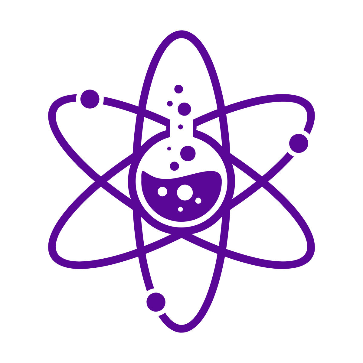 Wall Decals Lab Atom Chemistry Science Laboratory School Car Body Decoration