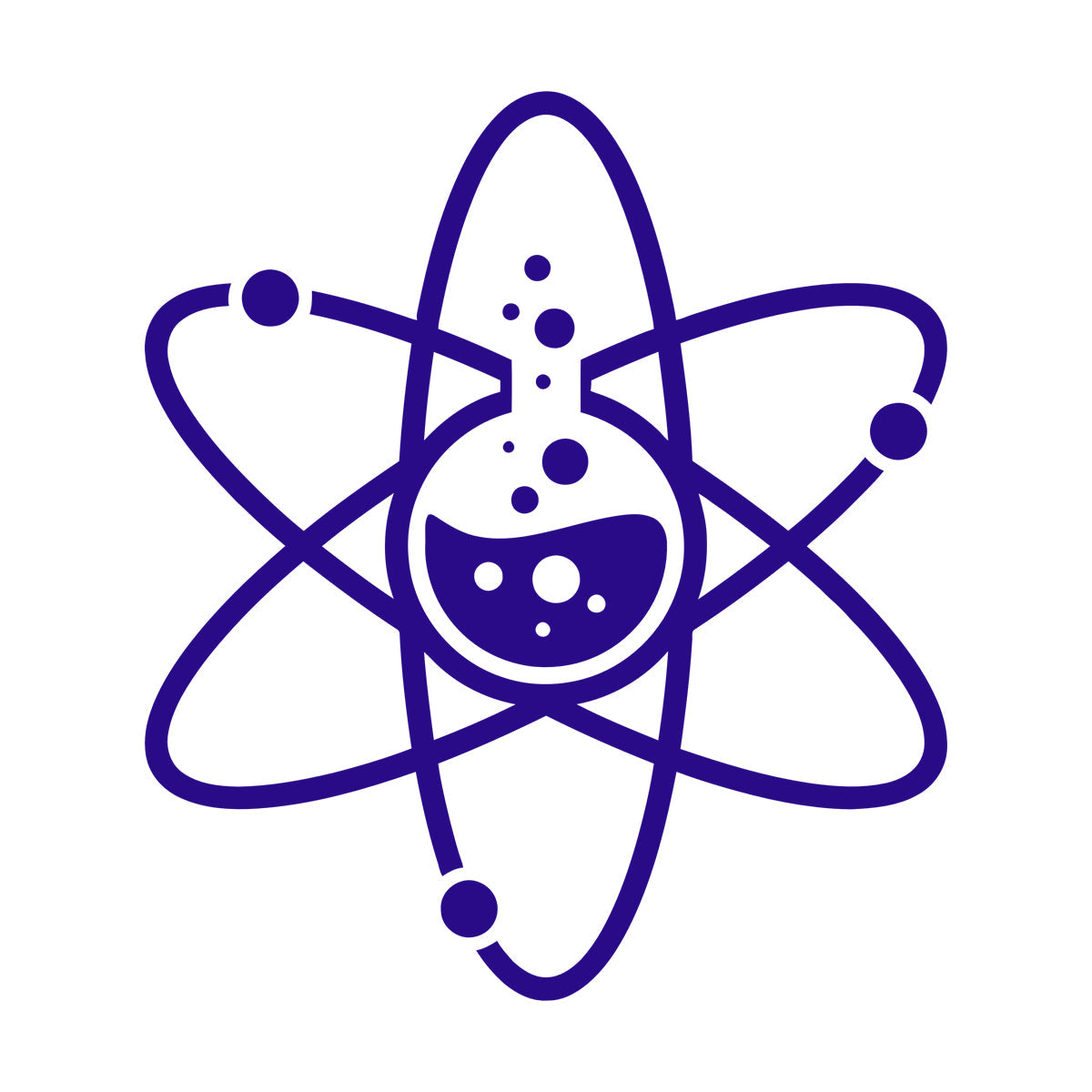 Wall Decals Lab Atom Chemistry Science Laboratory School Car Body Decoration