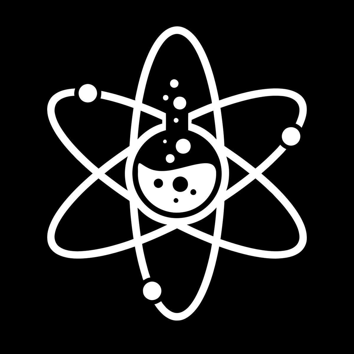 Wall Decals Lab Atom Chemistry Science Laboratory School Car Body Decoration