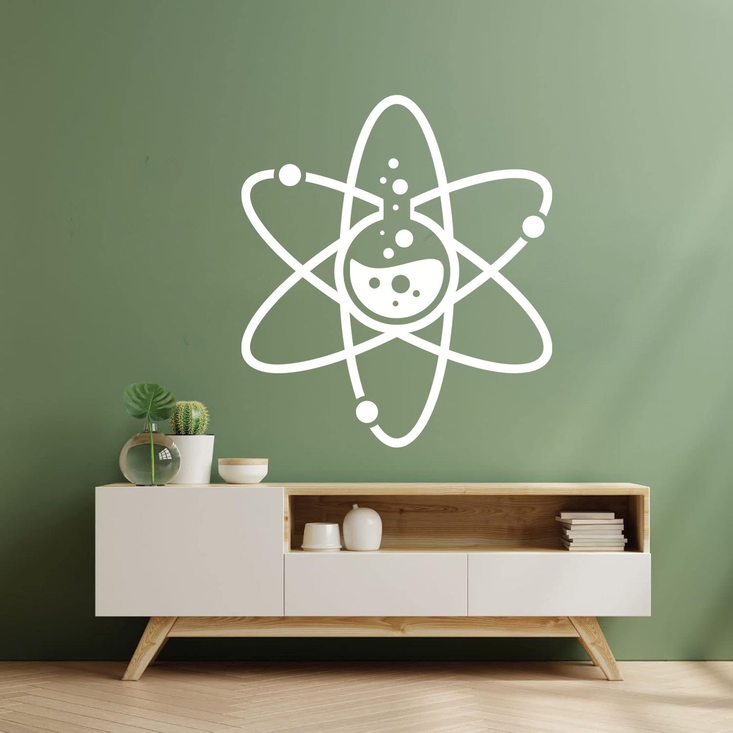 Wall Decals Lab Atom Chemistry Science Laboratory School Car Body Decoration