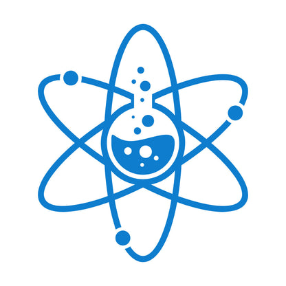 Wall Decals Lab Atom Chemistry Science Laboratory School Car Body Decoration