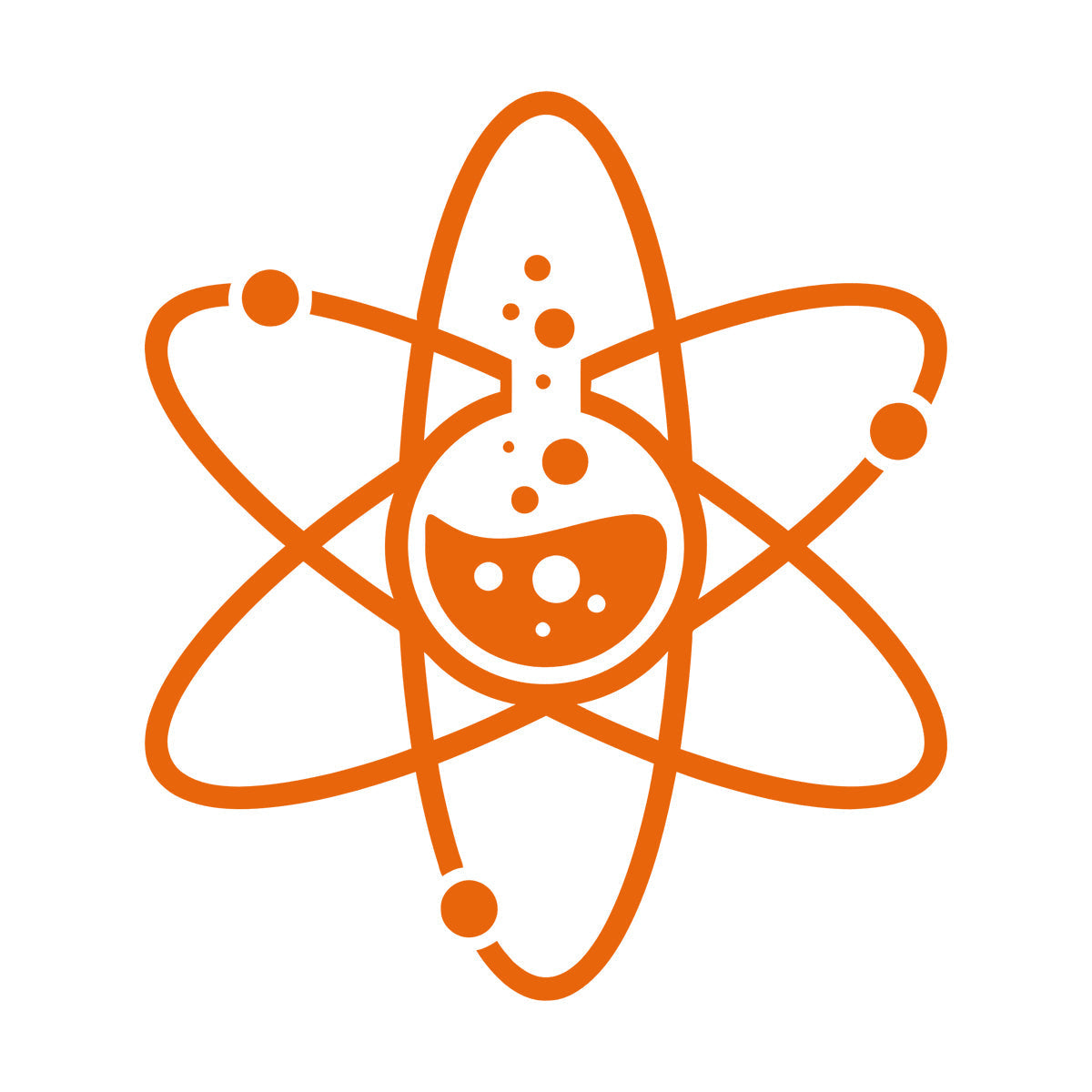 Wall Decals Lab Atom Chemistry Science Laboratory School Car Body Decoration