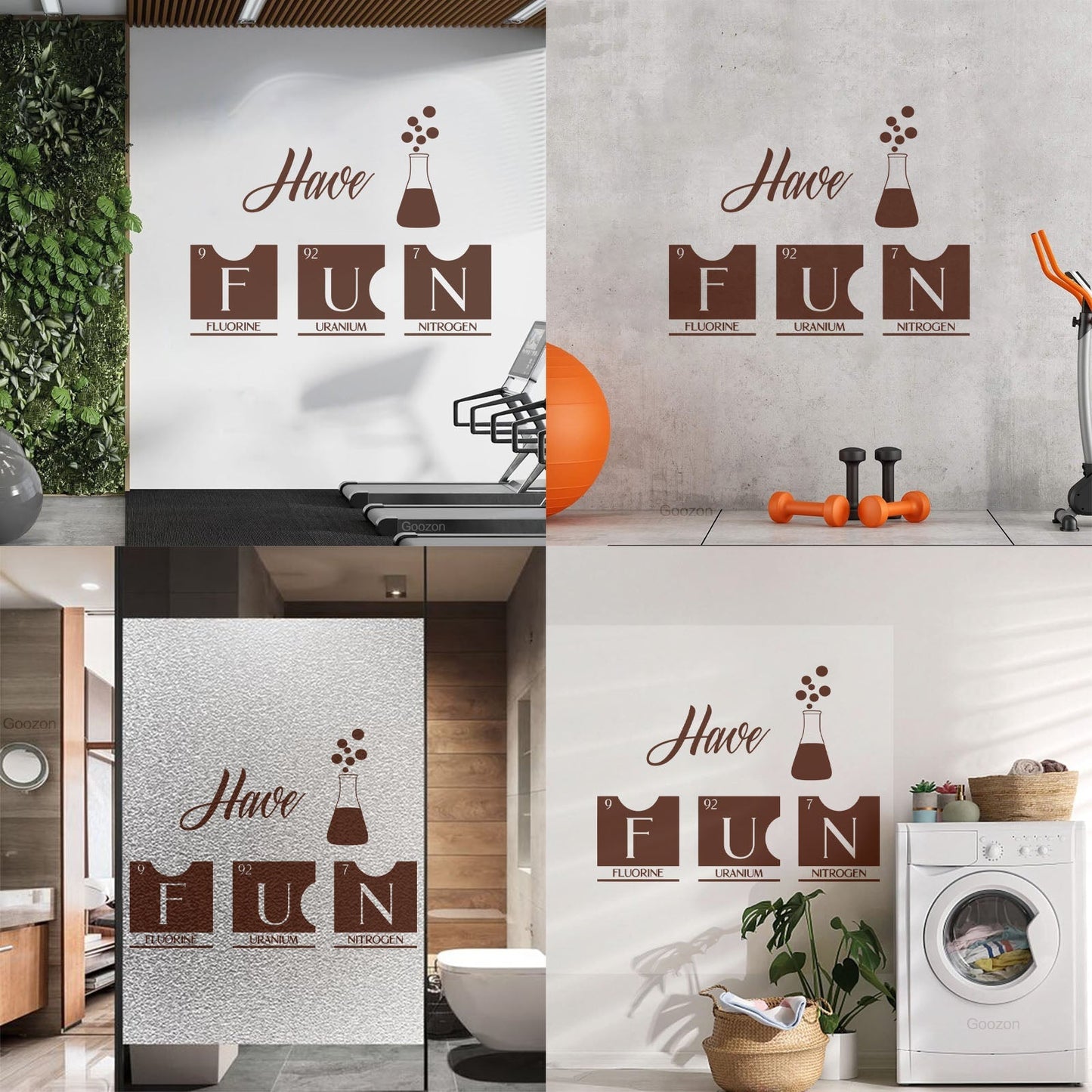 Engraving Decals Laboratory Chemical Chemistry Classroom Glass Stickers