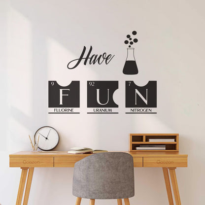 Engraving Decals Laboratory Chemical Chemistry Classroom Glass Stickers