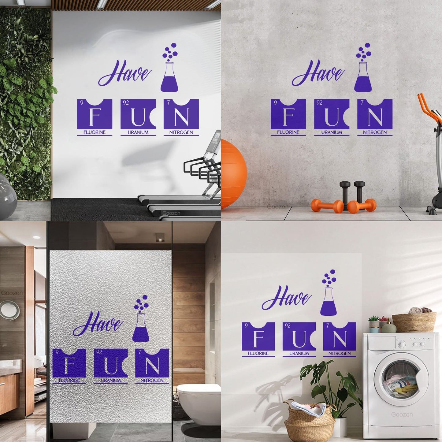 Engraving Decals Laboratory Chemical Chemistry Classroom Glass Stickers