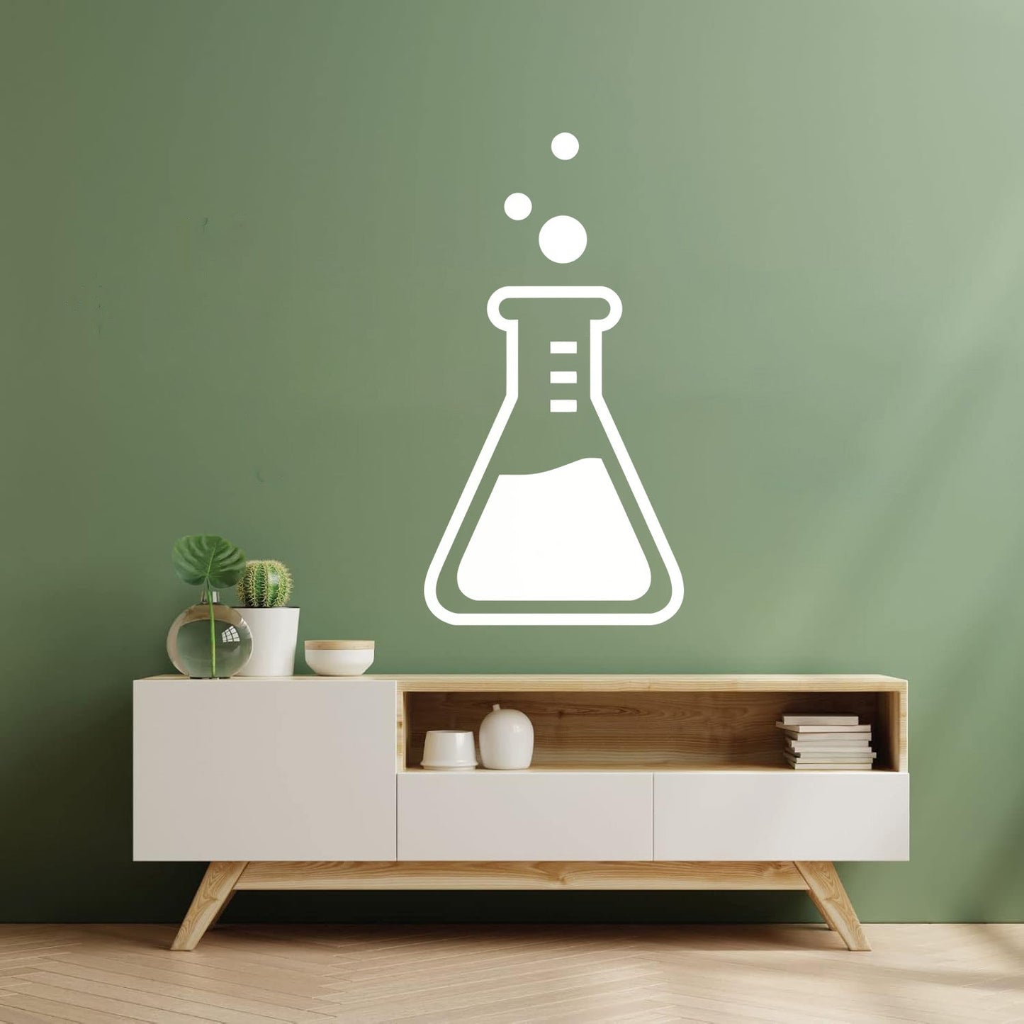 Laboratory Zone Science Lab School Chemistry Classroom Mural And Wall Vinyl Decal Store Decoration
