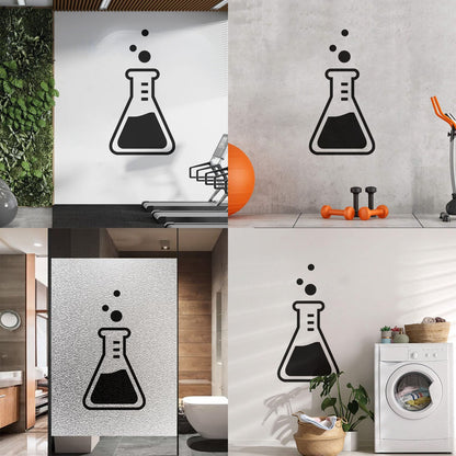 Laboratory Zone Science Lab School Chemistry Classroom Mural And Wall Vinyl Decal Store Decoration