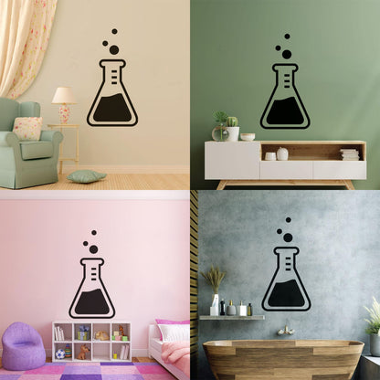 Laboratory Zone Science Lab School Chemistry Classroom Mural And Wall Vinyl Decal Store Decoration