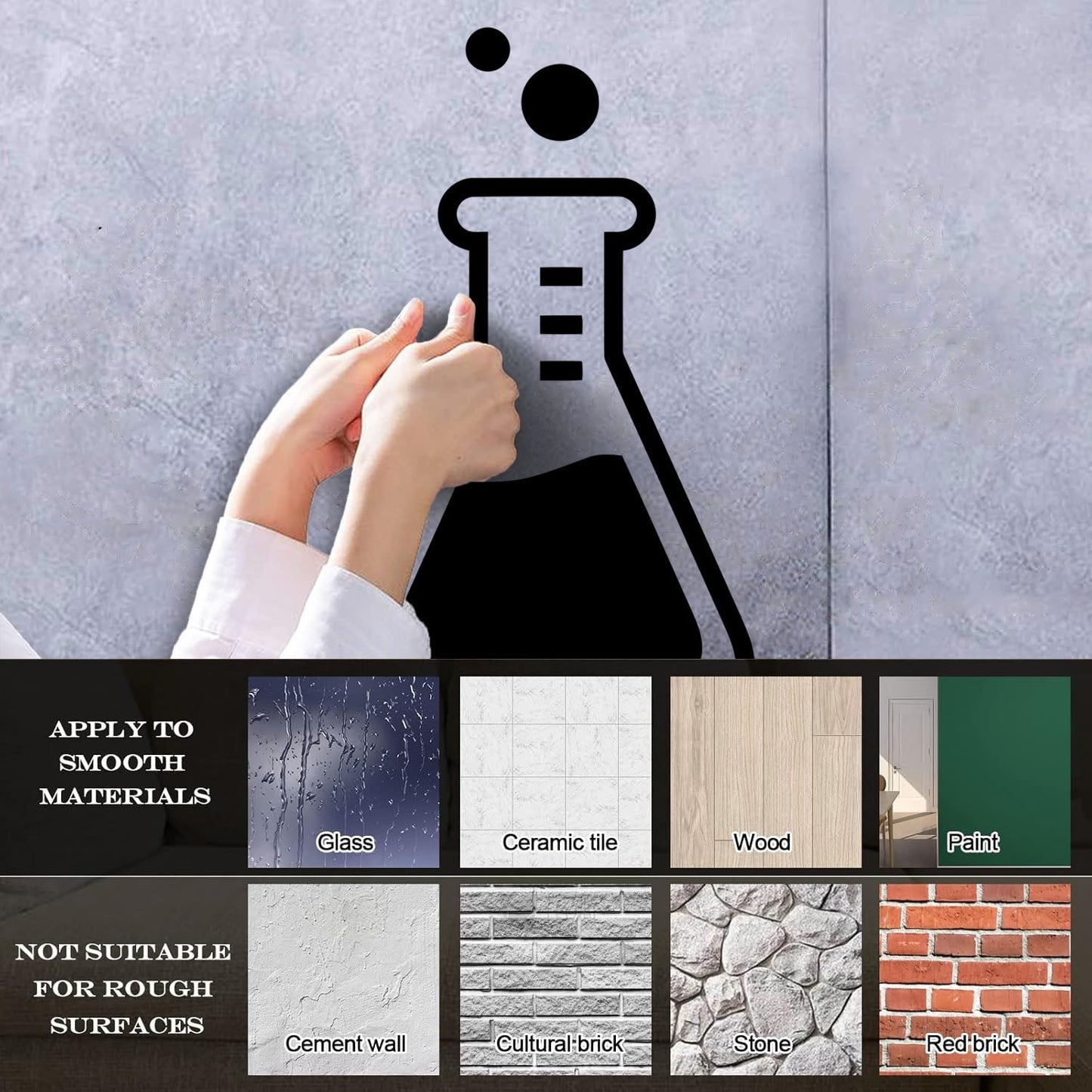 Laboratory Zone Science Lab School Chemistry Classroom Mural And Wall Vinyl Decal Store Decoration