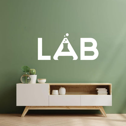 Wall Stickers Paster Paper Lab School Chemistry Laboratory Science Class Tattoo Culture