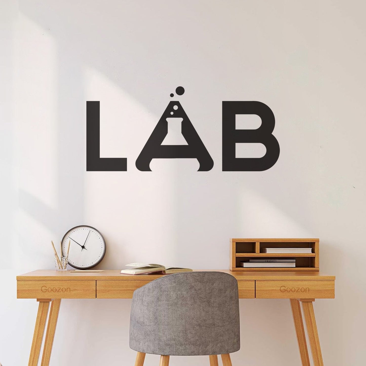 Wall Stickers Paster Paper Lab School Chemistry Laboratory Science Class Tattoo Culture