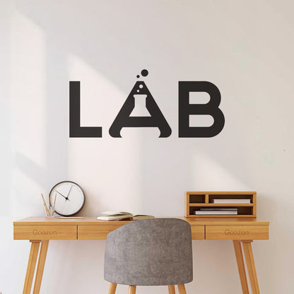 Wall Stickers Paster Paper Lab School Chemistry Laboratory Science Class Tattoo Culture